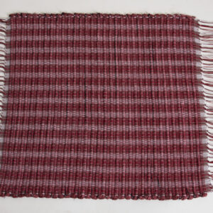 Rug, Red Upholstery Fabric, 32x28