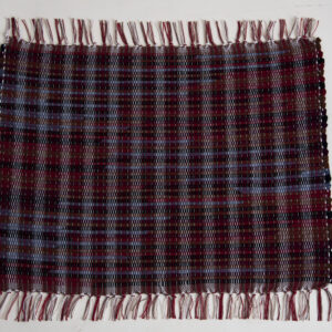 Corduroy Rug, Fall Colours-Dark, 22x27.5