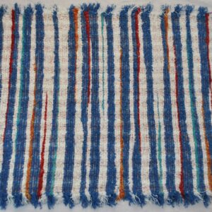 Fluffy Rug, Colourful Stripe, 43x35