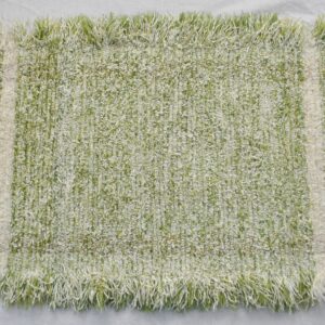 Fluffy Rug, Apple Green, 35x20
