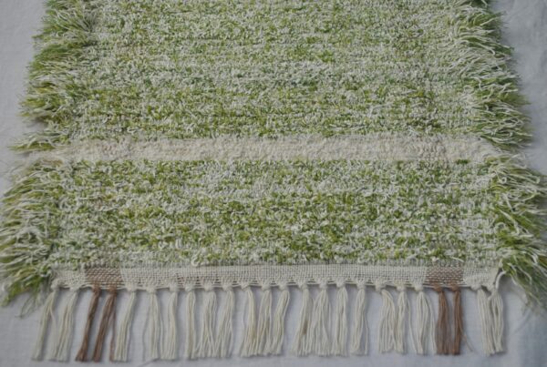 Fluffy Rug, Apple Green, 35x20 - Image 4