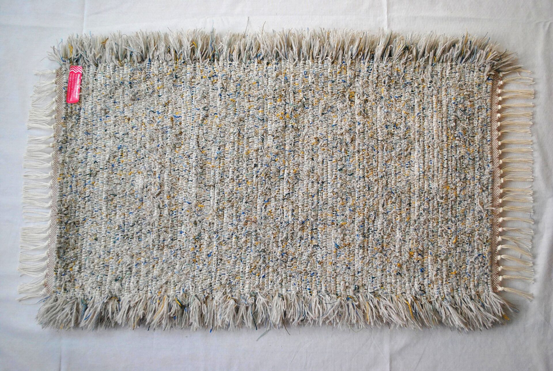 Fluffy Rug, Pale Colour Speckle, 31x20