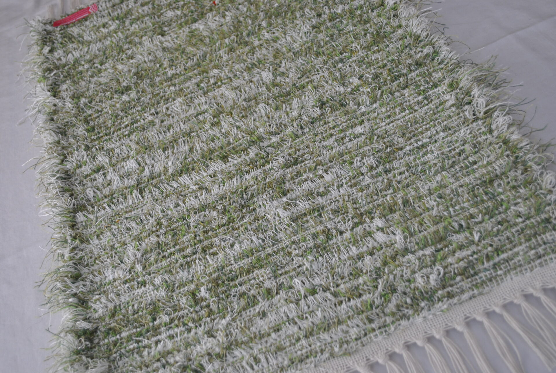 Fluffy Rug, Apple Green, 26x18 - Image 5