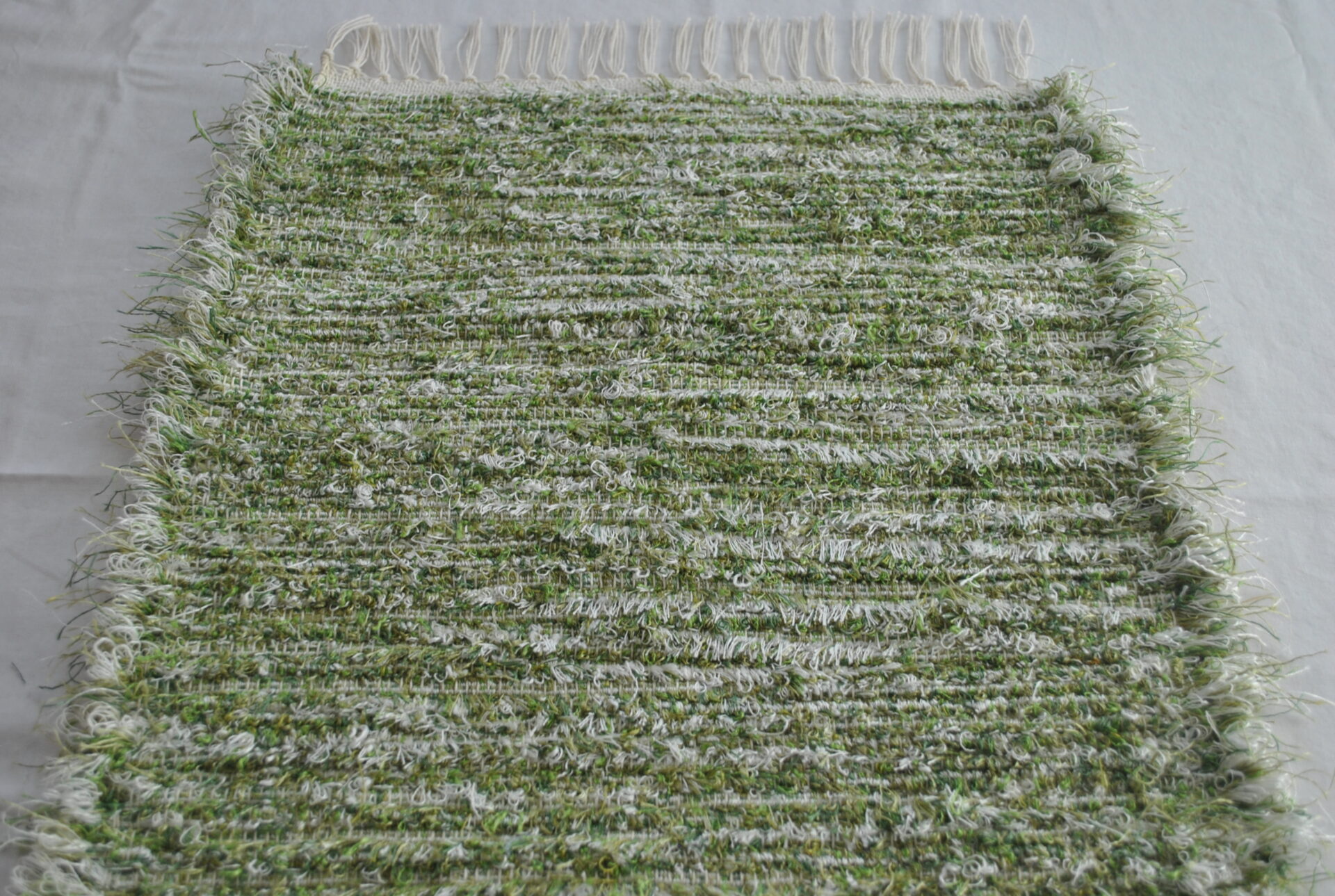Fluffy Rug, Apple Green, 26x18 - Image 3