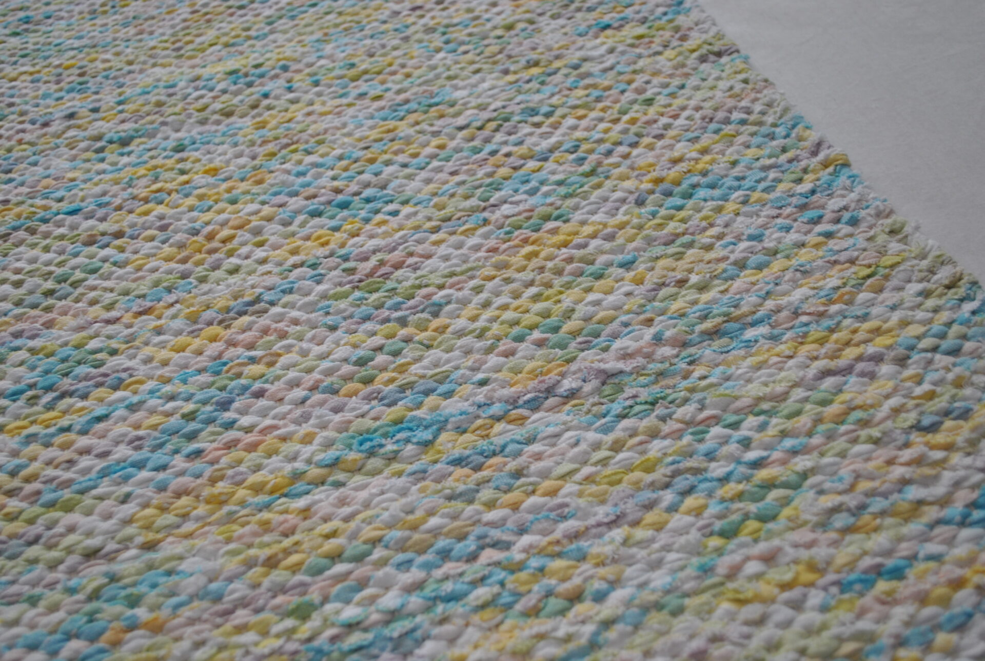 Cotton Rug, Blended Pastels, 42x24.5 - Image 10