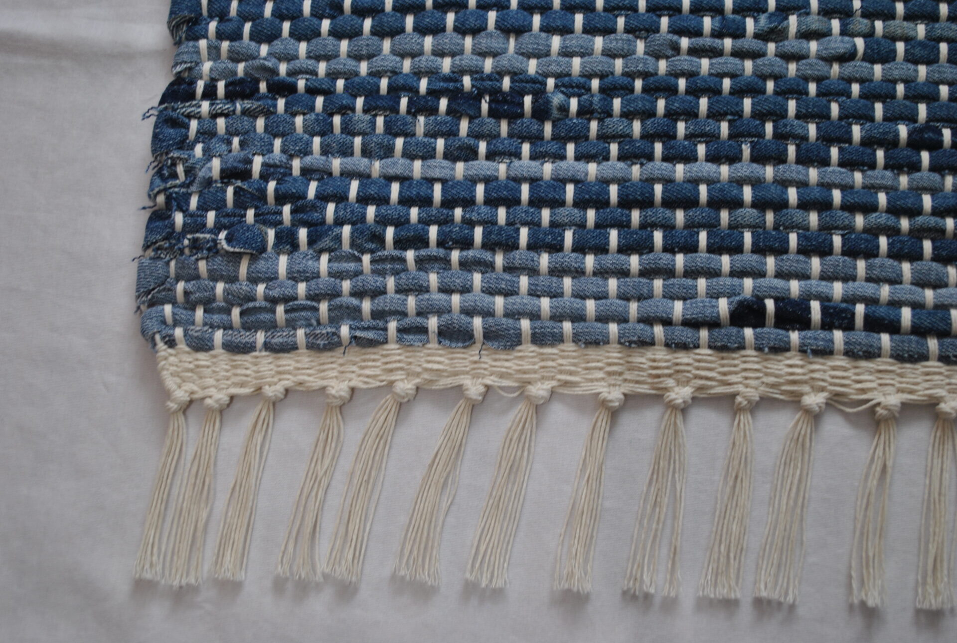 Denim Rug, Quiet Riot, 28x26 - Image 4